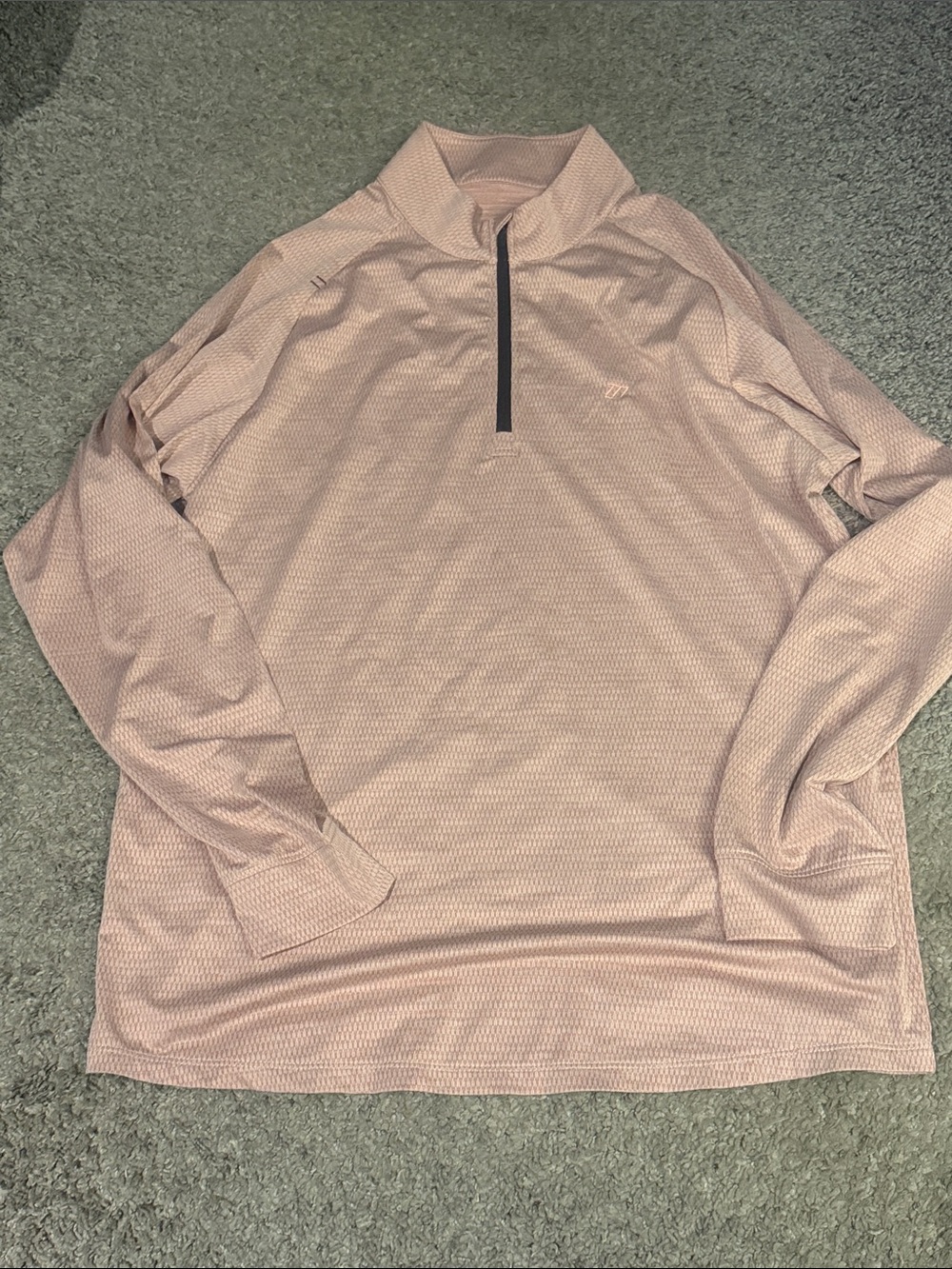 ZYIA Heathered Dusty Pink Performance Top NWOT